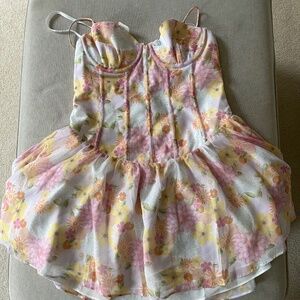 For Love and Lemons Carrie Mini Dress XS NWT Women’s
